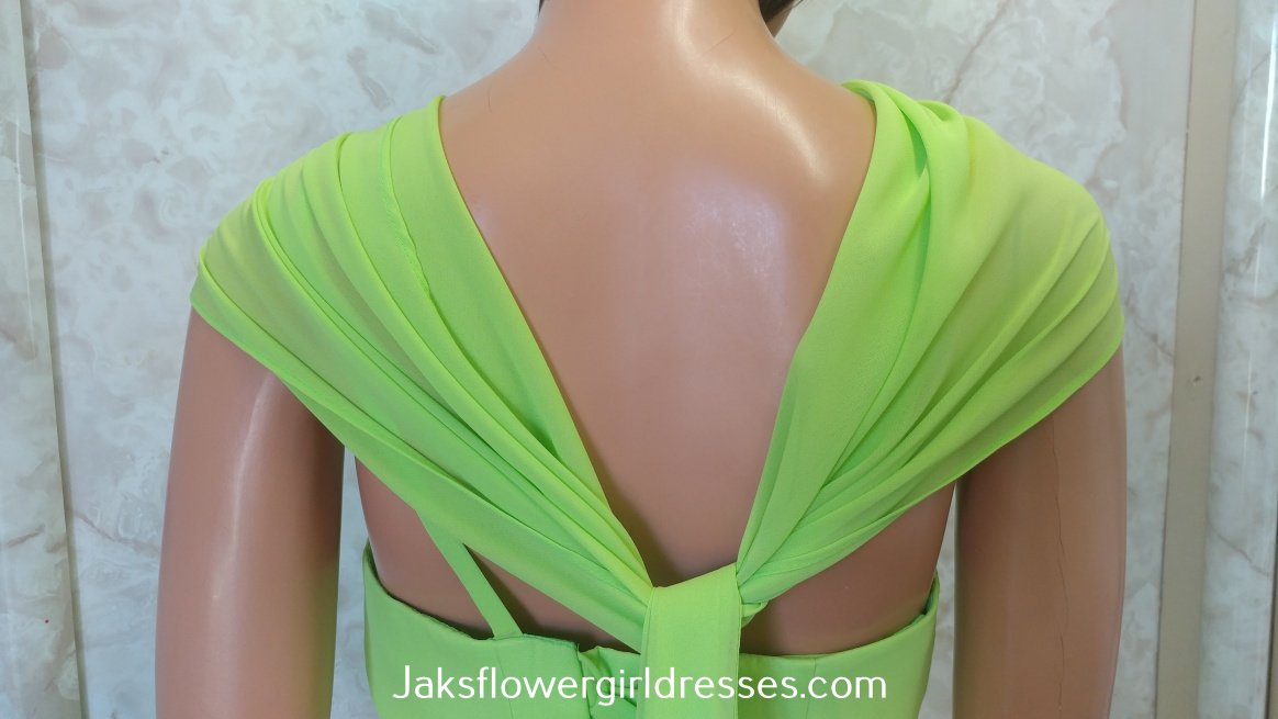 lime green dress